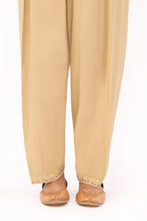 1 Piece Shalwar in Beige Cambric (CZ3203)